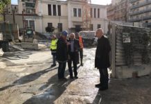 Τα εργοτάξια του τραμ επισκέφθηκε ο Δήμαρχος Πειραιά, Γιάννης Μώραλης.