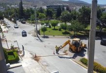 Ξεκίνησε η κατασκευή κόμβου με φανάρια στην πλατεία Ανεξαρτησίας στο Ελληνικό.