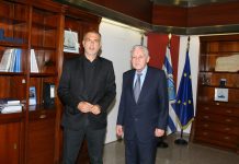 Συνάντηση του Δήμαρχου Πειραιά Γιάννη Μώραλη με τον Υπ. Ναυτιλίας Φ.Κουβέλη