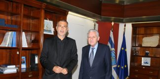 Συνάντηση του Δήμαρχου Πειραιά Γιάννη Μώραλη με τον Υπ. Ναυτιλίας Φ.Κουβέλη