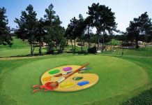 Ζωγραφίζουμε για το νέο ημερολόγιο του Γκολφ Γλυφάδας