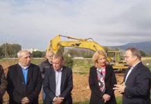 Αυτοψία για τις εργασίες στα αντιπλημμυρικά έργα στο Κόρμπυ από Γ.Κωνσταντέλλο και Ρ.Δούρου