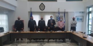 Σύσκεψη στο Δημαρχείο Παλαιού Φαλήρου με αξιωματικούς της Τροχαίας