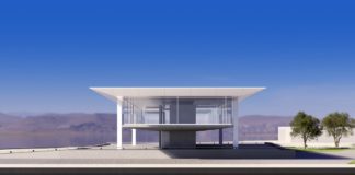 Hellinikon Sales Center , το πρώτο κτίριο που θα υλοποιηθεί στο πλαίσιο του έργου ανάπτυξης στον χώρο του πρώην αεροδρομίου.