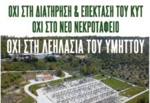 Εκδήλωση διαμαρτυρίας κατά της επέκτασης του ΚΥΤ Ηλιούπολης- Αργυρούπολης