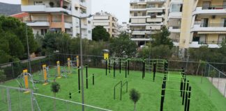 Καινούργιο υπαίθριο γυμναστήριο στην Άνω Γλυφάδα