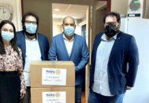 Δωρεά 140 μασκών στο Ασκληπιείο Βούλας από τον Ροταριανό Όμιλο