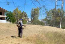Ξεκίνησαν οι εργασίες αποψίλωσης ξερών χόρτων σε κοινόχρηστους χώρους στου Δήμου Αλίμου