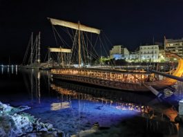 Η ιστορική τριήρης «Ολυμπιάς» του Πολεμικού Ναυτικού στον Πειραιά για τις «Ημέρες Θάλασσας 2021». Επίσκεψη στο πλοίο-σύμβολο του Γιάννη Μώραλη .
