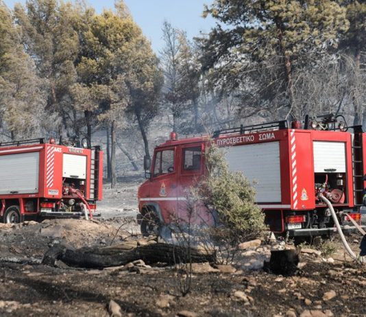 Μεγάλη πυρκαγιά στην Κερατέα. Προληπτική εκκένωση της περιοχής