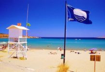 Γαλάζιες σημαίες θα κυματίζουν και φέτος στις ελεύθερες  παραλίες της Γλυφάδας