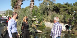 Αυτοψία της Περιφέρειας Αττικής στο Ρέμα Τραχώνων – Αγ.Νικολάου