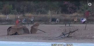 Γλυφάδα: Έβαλαν φωτιά σε ομπρέλες Επεισοδιακό  beach party στη Γλυφάδα έβαλαν φωτιά σε ομπρέλες  και πέταξαν πέτρες στην Πυροσβεστική. Τι λέει ο Δήμαρχος(video)