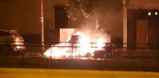 Καλλιθέα: Έκαψαν 14 κάδους απορριμμάτων τα ξημερώματα