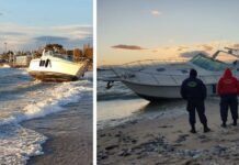 Σκάφος προσάραξε στη 1η μαρίνα Γλυφάδας(φωτό)