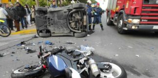 Σοκ στον Άλιμο από ασύλληπτο τροχαίο (video) Σοκ στον Άλιμο από ασύλληπτο τροχαίο (video)