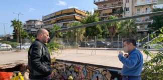 “Τρέχει” το έργο αποκατάστασης της καθίζησης του Ιλυσού – Το μήνυμα Κάρναβου – 1.686.400 ευρώ από την Περιφέρεια