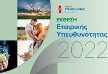 Όμιλος Ευρωκλινικής: Δημοσιεύτηκε η Έκθεση Εταιρικής Υπευθυνότητας και Βιώσιμης Ανάπτυξης για το 2022 Όμιλος Ευρωκλινικής: Δημοσιεύτηκε η Έκθεση Εταιρικής Υπευθυνότητας και Βιώσιμης Ανάπτυξης για το 2022