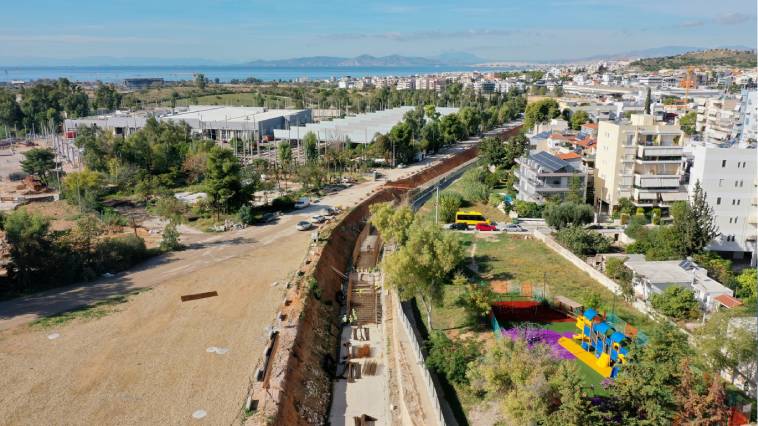 Τι συμβαίνει με τις εργασίες στο ρέμα Τραχώνων στο Ελληνικό