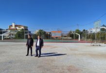 Αυτοψία του Δημάρχου Παλλήνης Χρήστου Αηδόνη σε αθλητικές εγκαταστάσεις του Δήμου Αυτοψία του Δημάρχου Παλλήνης Χρήστου Αηδόνη σε αθλητικές εγκαταστάσεις του Δήμου