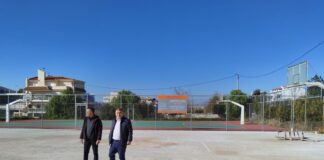 Αυτοψία του Δημάρχου Παλλήνης Χρήστου Αηδόνη σε αθλητικές εγκαταστάσεις του Δήμου Αυτοψία του Δημάρχου Παλλήνης Χρήστου Αηδόνη σε αθλητικές εγκαταστάσεις του Δήμου